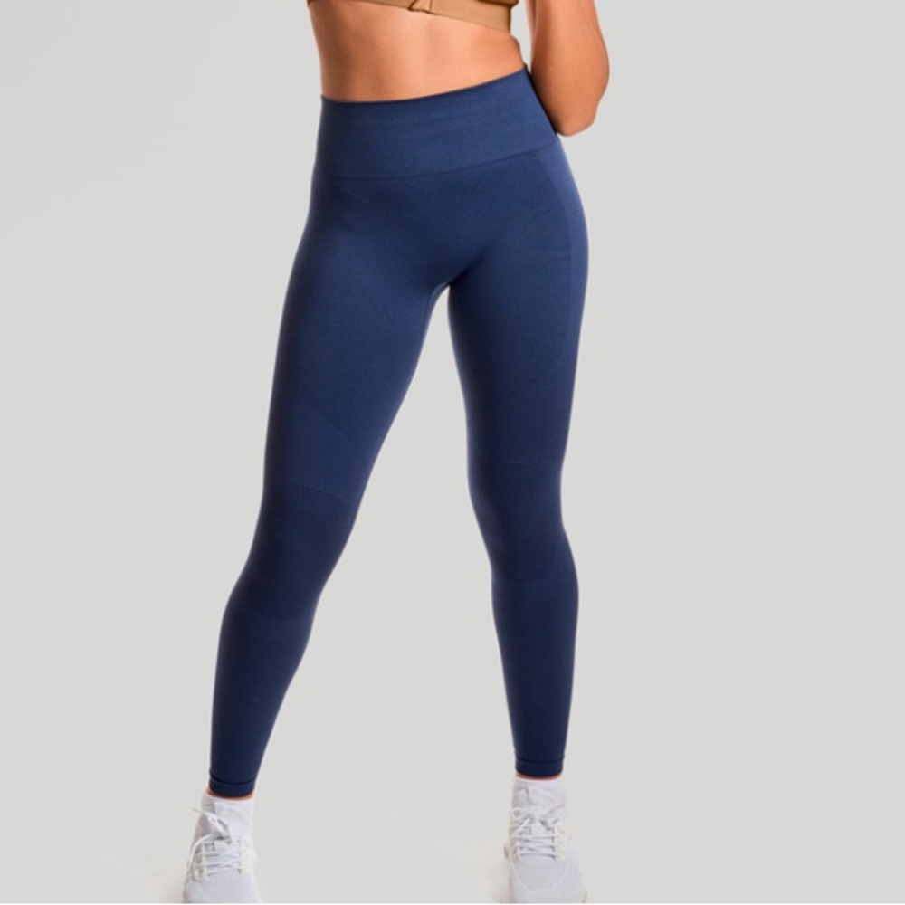 Tommy Copper back support compression High-Waisted Leggings navy blue 3XL